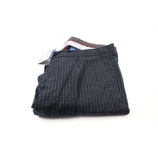 Gant D1. Mini Check Slacks Evening Blue - Size : 52