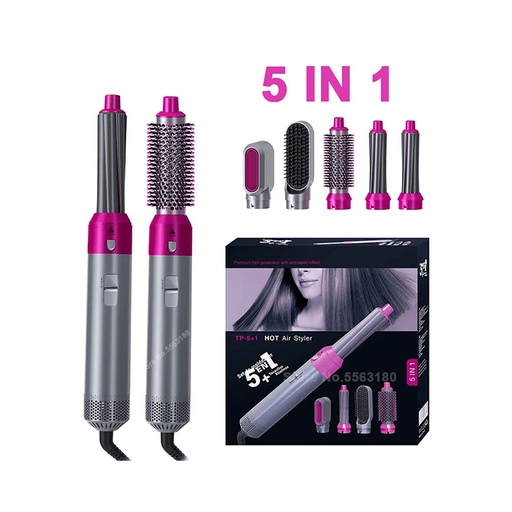 Tp-5+1 Hot Air Styler - Premium Hair Protection With Anti-Static Effect