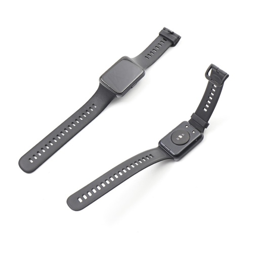 Huawei Watch Fit2 Yoda-B09S Active Deep Tarnish Midnight Black Silicone Strap ** No Charger **