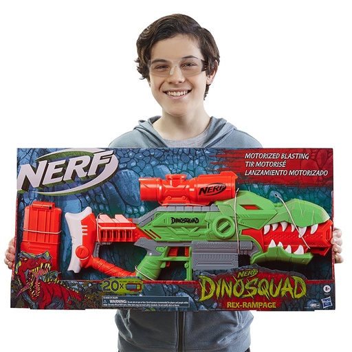 Nerf Dinosquad Rex-Rampage 20 x Included