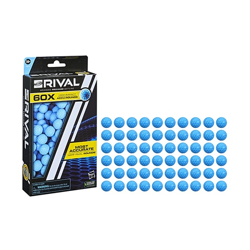 Nerf Rival Advanced Precision Battling 60 X High Impact Accu-rounds