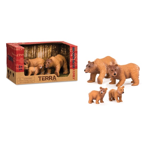 Terra Brown Bear Family
