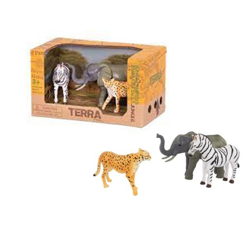 Terra Zebra Elephant Cheetah