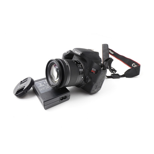 Canon EOS Rebel T7i, Canon Zoom Lens EF-s 18-55mm 1:4-5.6 is MTS + Pouch