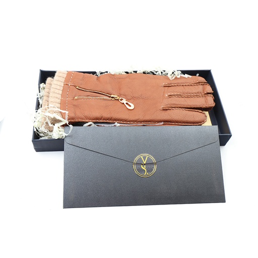 Yiseven Leather Gloves YDGW004 Camel - Women 7.0