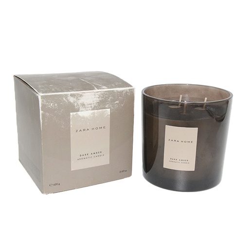 Zara Home,  Dark Amber Aromatic Candle
