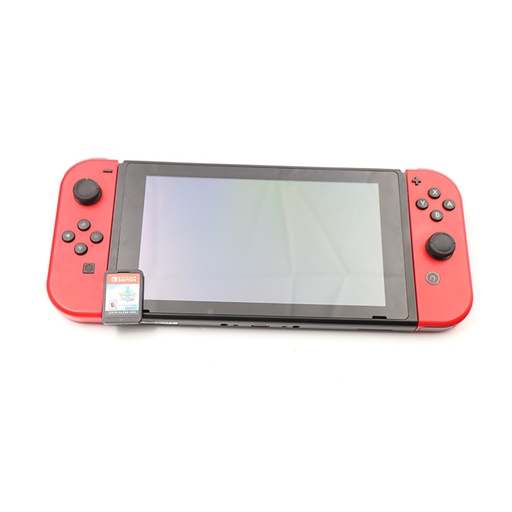 Nintendo Switch V1 Beautiful Red  + Pokemon Sword Game