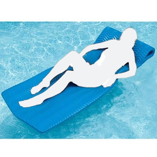 Smiline Water Sport 12010 Softskin Floating Mattress Blue