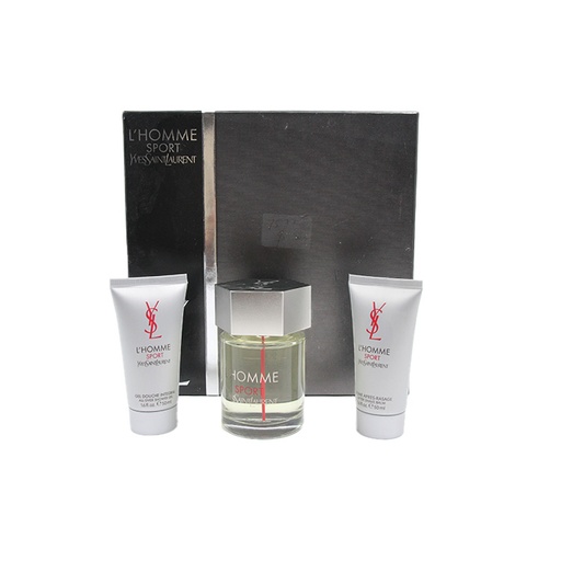 YvesSaintLaurent, L'Homme Sport, Perfume+After Shave Balm 50 ml+ All Over Shower Gel