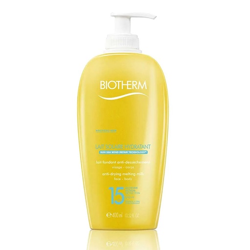 Biotherm, Sun Sea Wind Repair Technology, Anti Drying melting milk, 15 Medium Protection UVA Long- UVB, 400ml