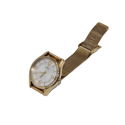 F Festina, Model: F20421, Stainless Steel + Water Resistant , Golden Color