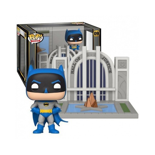 Pop 09 Town Batman With The Hall Of Justice