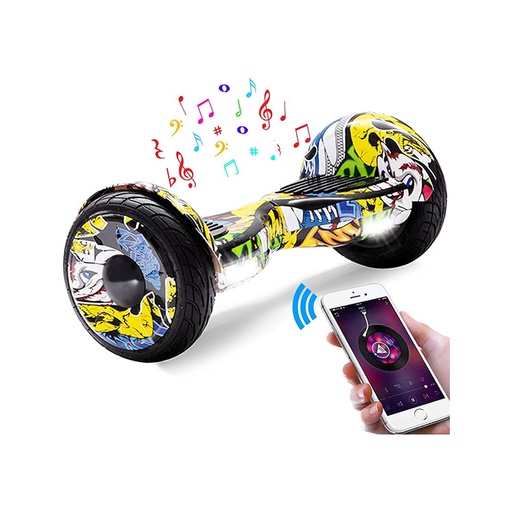 Hoverboard 10 Inches Hoverboards 700 watt Self Balance Scooter With Bluetooth Speaker