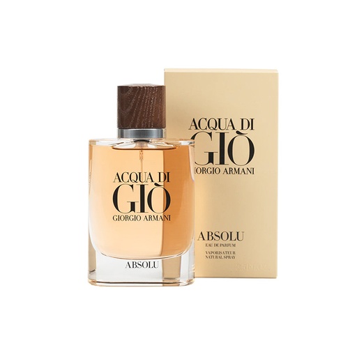 Giorgio Armani Aqua Di Gio Absoli Eau De Parfum  Vaporisateur Spray 75 ml 2.5 Fl