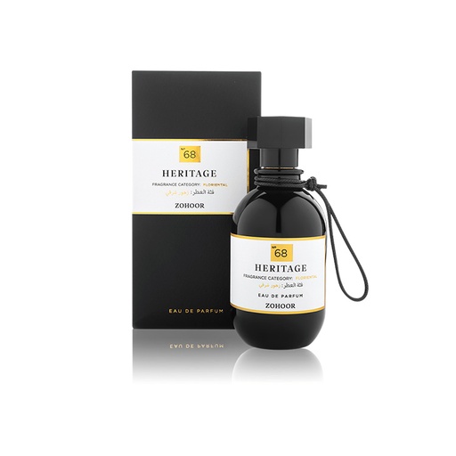 Zohoor Heritage 68 Category: Floriental, Eau De Parfum 100 ml 3.37Fl.oz