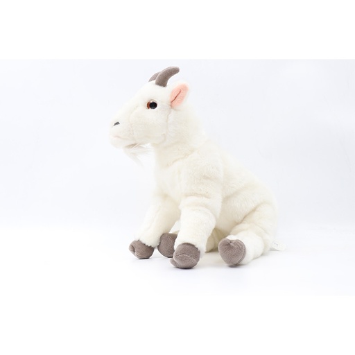 Playkids Small White Goat Plush