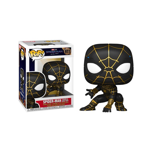 Pop Spider-Man  Black Gold Suit 911