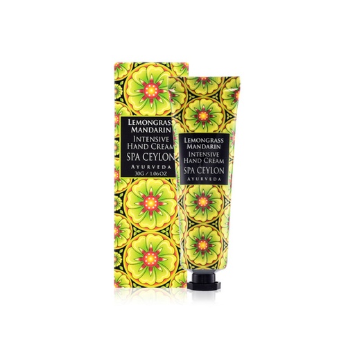 Spa Ceylon Ayurveda Lemongrass Mandarin, Intensive Hand Cream 30 g