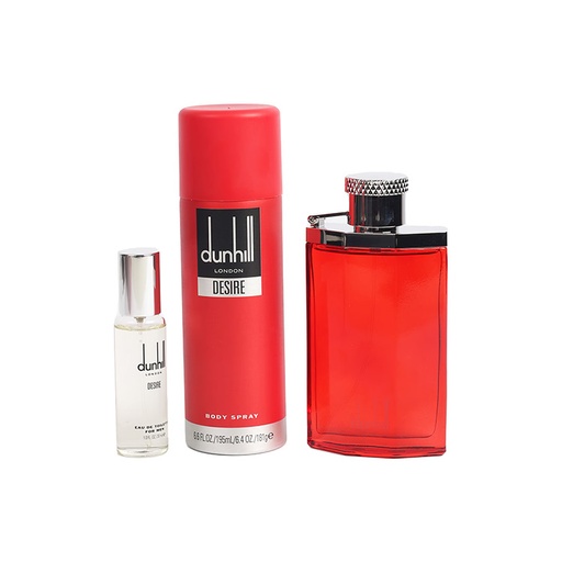 Dunhill London Desire, Body Spray 195 ml + Eau de Toilette 30 ml + Eau de Toilette 100 ml