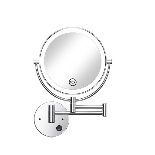 HomeCenter LED Double Sided Wall Mounted Mirror Dia 20 Cm 1x/5X