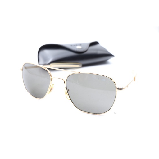 Ao Eyewear, INC original Pilot Lens Width:57, Bridge Width:20 tented Gold