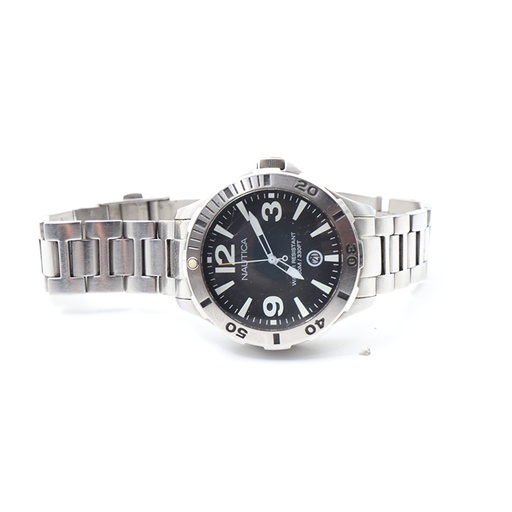 Nautica A14544, Stainless Steel Case, Water Resistant