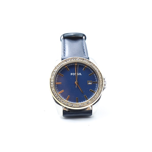 Fossil BQ3295, All Stainless Steel 5 ATM, Beautiful Blue With Gems
