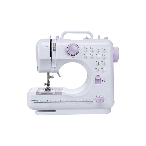 Fanghua Multifunction Mini Sewing Machine 505A 12 Built-in Stitches, 2 Speeds Double Thread,