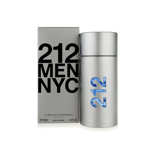 Carolina Herrera, 212 Men NYC 100 ML Eau De Toilette 3.4 Fl.oz ** BOX OPEND No Plastic Cover **