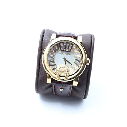 Aigner Bari Donna A37200 Swiss Made All Stainless Steel 5 Atm Water Resistant