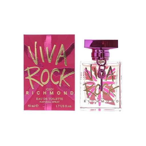 John Richmond Viva Rock Eau De Toilette Naural Spray 50 ml 1.7 US. Fl.oz