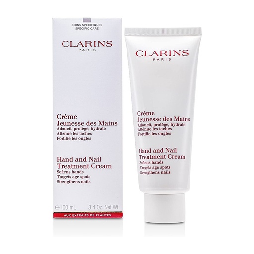 Clarins Paris, Hand & Nail Treatment Cream 100 ml  3.4 OZ