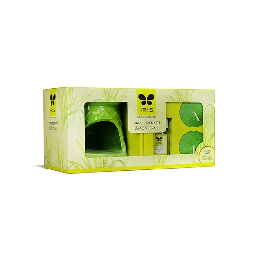 Iris Vaporizer Set Lemon Grass , Refreshing Invigorating