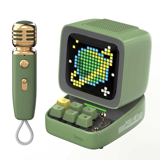 Divoom Ditoo-Mic Mini Karaoke Machine Pixel Art Bluetooth Speaker