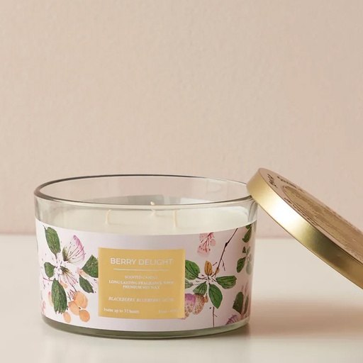 Berry Delight Scented Candle 32 hours