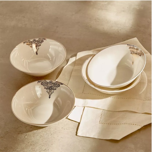 Zuweid - 20-Piece Porcelain Dinner Set - Derves 4
