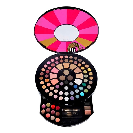 Sephora Wild Wishes, Makeup Palette 86 Colors + 1 Black Eye Pencil + 2 Brushes