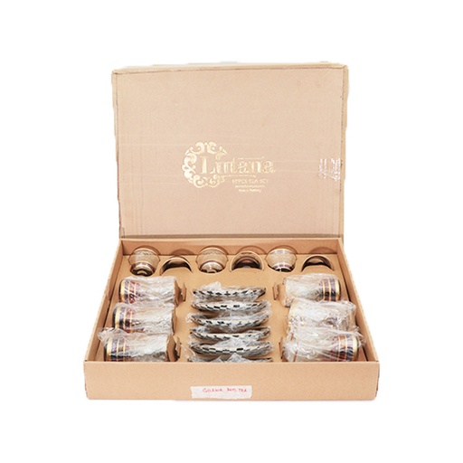 Lutana 18 Pcs Tea Set Made In Turkey