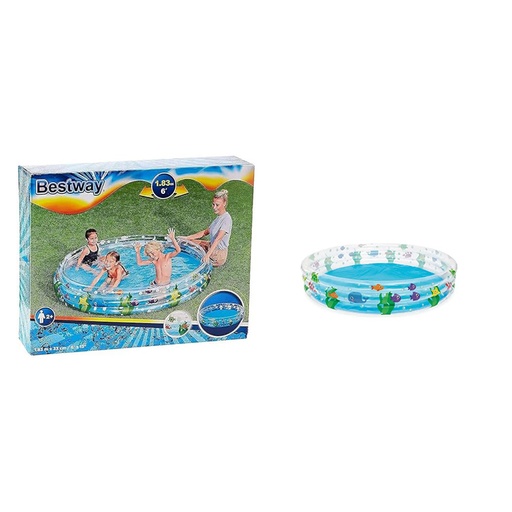 Bestway  1.83 m  6' Deep Dive 3-Ring Pool