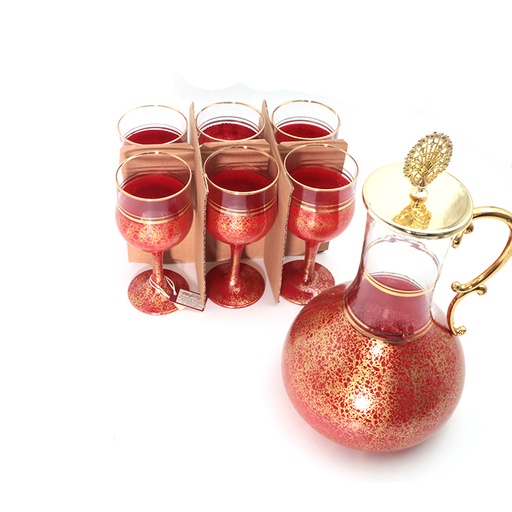 Turkey 7 Parca Muntazam Su Takimi - Hand Mad