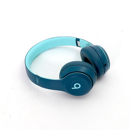 Beats Solo 3 Wireless Headset Deep Cold Blue  + Perfect Blue Pouch