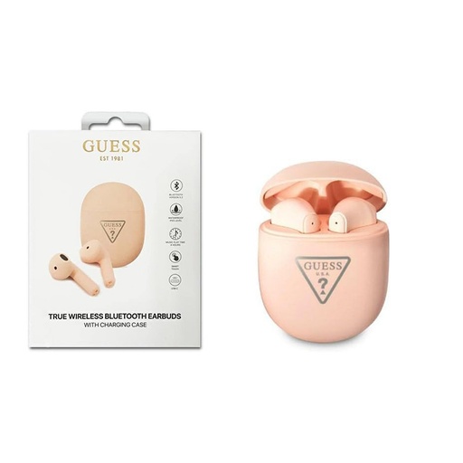GUESS Bluetooth Headphones GUTWST82TRP TWS + Docking Station Pink