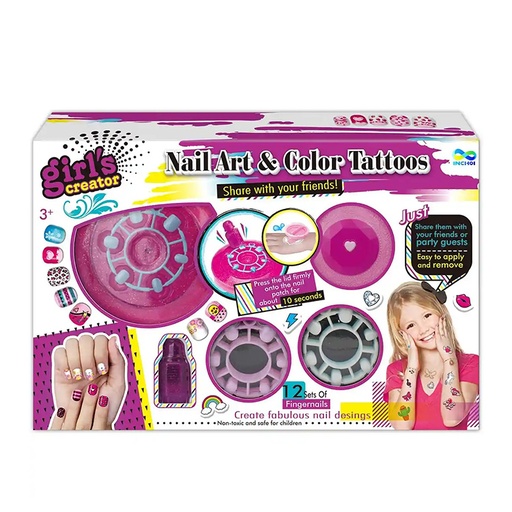 NAIL ART AND COLOR TATTOOS 3YRS+