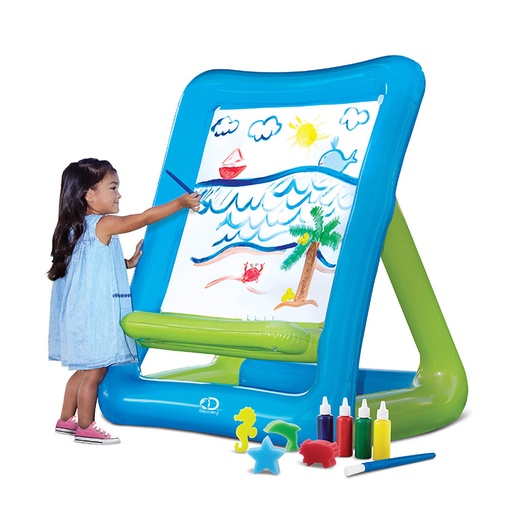 Discovery Inflatable Artist Easel Indoor/Outdoor Easel for Kids