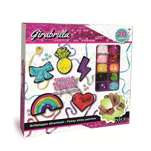 Girabrilla Funny Shiny Patches Set