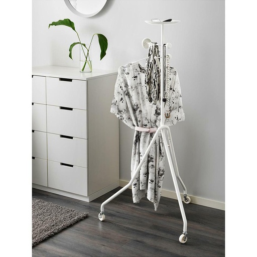 Ikea PS 2017 Valet Stand height adjustable wheeled Coat Hat 003.354.23