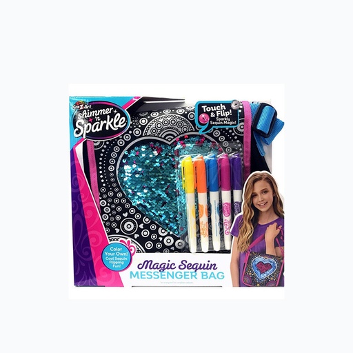 Shimmer N Sparkle Magic Sequin Messenger Bag