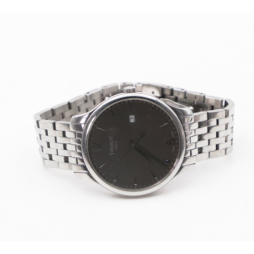 Tissot Men's Tradition Stainless Steel Silver Gray Dial 42mm Watch T063610A