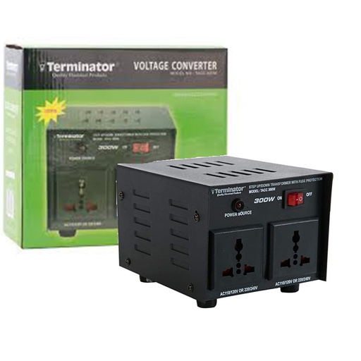 Teminator Quality Electrical Products Voltage Converter Model: Tacc300w