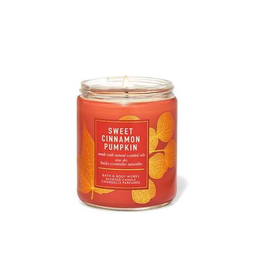 Bath And Body Works Scented Candle Sweet Cinnamon Pumpkin